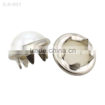 high quality Pearl Prong Snap Button brass-made for Apparel, fashion designs customized