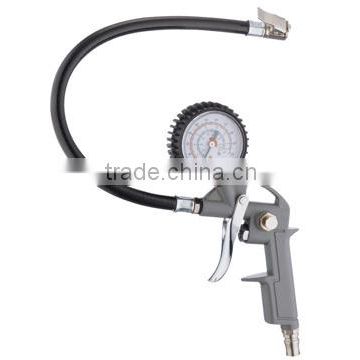 Easy operating auto tire inflating gun with pressure gauge TG-5