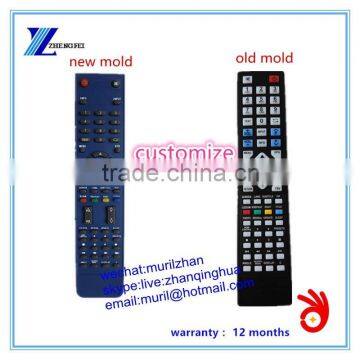 ZF Black 57 keys Wireless IR customize remote control for LED/LCD TV to Germany market