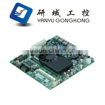 Atom D525 Four Gigabit Ethernet Routing Software Firewall Motherboard M5V photo-3
