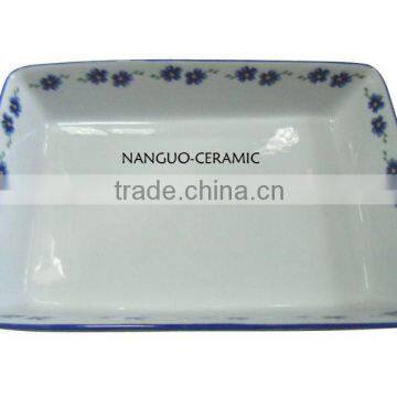porcelain baking plate