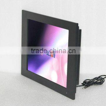 12" industrial lcd monitor with VGA DVI