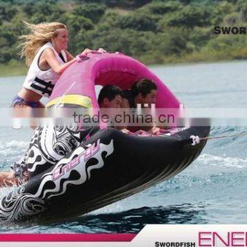 4 Riders PVC ENERGY Favorites Inflatable Flying Towable Water Ski Tube photo-2