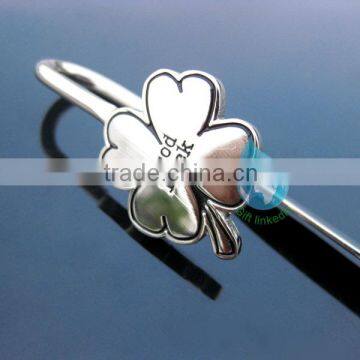 2014 fashional metal bookmark flower