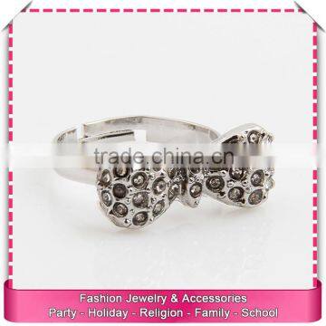 Best quality imitate sliver knot ring, hot sale adjustable sterling silver rings