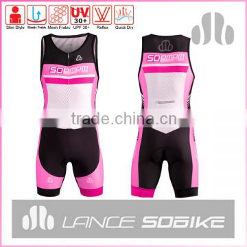 Soomom sublimation custom made cycling skin suit triathlon race suit in summer