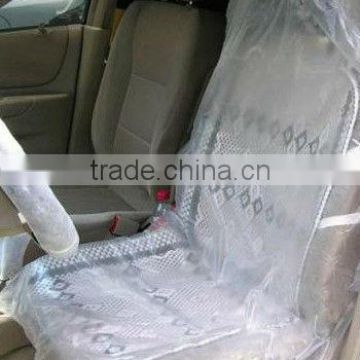 clear or printed disposable car seat covers