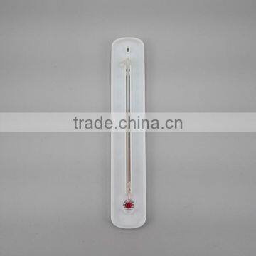 Garden White Long Thermometer