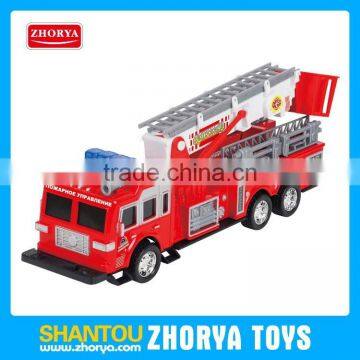 Musical and light fire truck toy red fire truck children fire truck