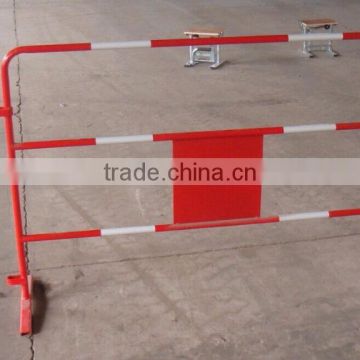 1000x1500mm France Style Red Powder Coating Temporary Pedestrian Barriers with Reflective Tape