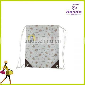 80g nonwoven white backpack drawstring bag