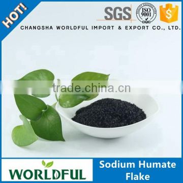 Bio plant stimulate sodium humate shiny flake for petroleum drilling additives