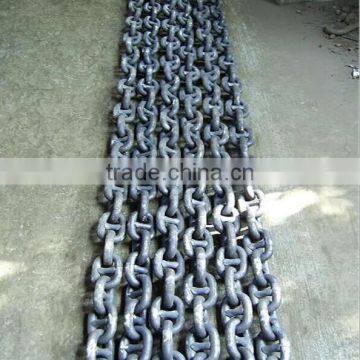 Boat stud link anchor chain