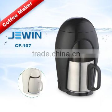 Hot sale easy use and clean espresso 1 cup oval coffee maker machine