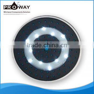 PROWAY water saving led head shower waterfall Led Music Shower Head