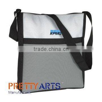 cotton shoulder bag gauze pocket outside