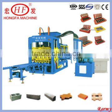 QT6-15B Hydroform pressure hollow brick making plant / Hydroform concrete block machine (ISO9001-2000 CE HONGFA )