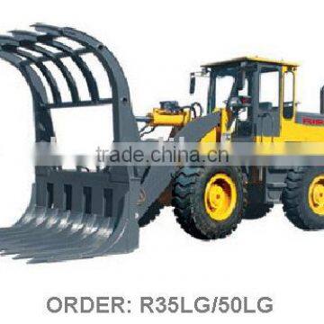 grapple wheel loader