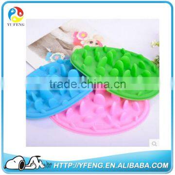 Interactive Anti Gulp Silicone Pet Bowl Slow Feed Dog Bowl photo-2