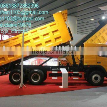 Dayun tri-axle dumping bed truck for sale