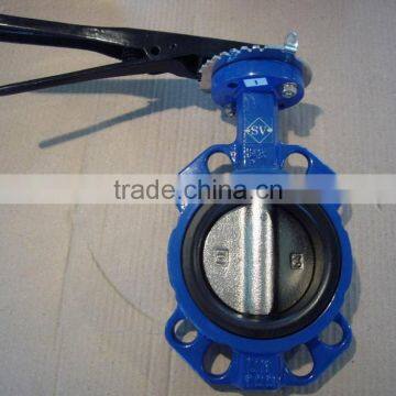 Cast Iron Flange Type Butterfly Valve/ductile Cast Iron Din Gate Valve Factory photo-3