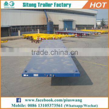 Hot-selling inexpensive 20ft 40ft container semi-trailer high quality 40 feet flatbed trailer