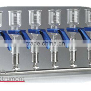 6-branches Lab Vacuum Filtration/Manifolds Vacuum Filtration----Glass/stainless Steel Funnel photo-3