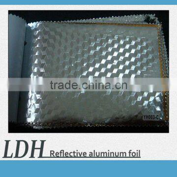 Diamond pattern aluminum foil heat insulation