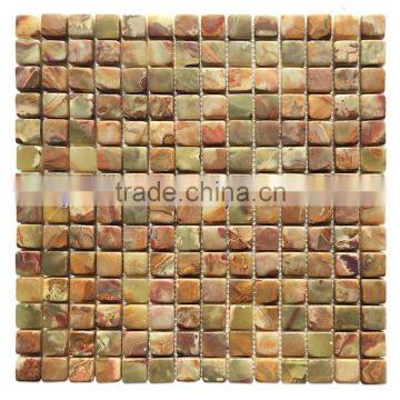 BEAUTIFULL CUSTOM MADE MULTI GREEN ONYX MOSAIC TILES COLLECTIONS