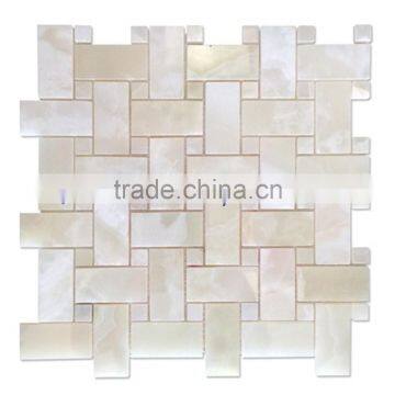 New Arrive Factory Price WHITE ONYX MOSAIC TILES COLLECTIONS photo-5