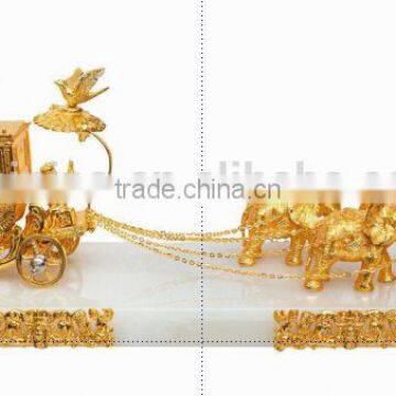 Antique Carved Ornate Bronze Rococo Style Table Clock, Elegant Marble Base Table Clock photo-3