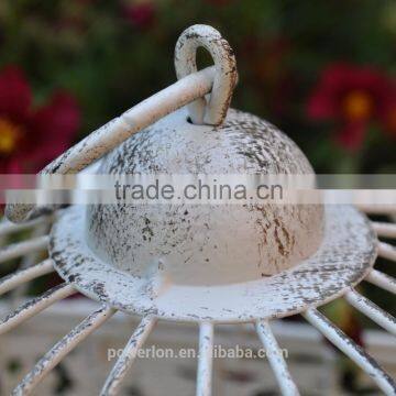 Wedding Decoration Set Of 2 Round Bird Cage Planters Tea Light Holder Model photo-5