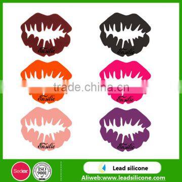 Promotional Party Love Kiss Silicone Wine Glass Markers, Silicone Wine Drink Glass Marker photo-2