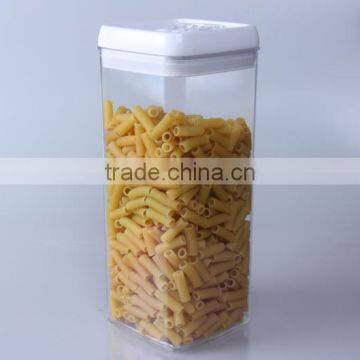 high quality 3100ml food grade BPA free plastic cookie jar/plastic sun tea jar/plastic jar seal lid