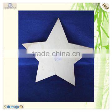 Supplies Natural Craft Diy Christmas Decorations Wood Star