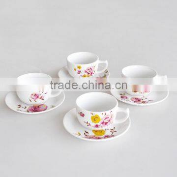 220CC Cup and Saucer, Porcelain With Decal, Tea Cup and Saucer photo-2
