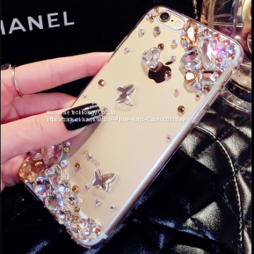 Silicone Cell Phone Case Diamond Mobile Phone Cases for IPhone7/7Plus/6/6s/6plus/6splus Tpu Case Soft Back Cover Housing photo-5