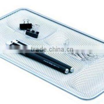 Durable Metal Mesh Office Desktop Stationery Storage Tray photo-2