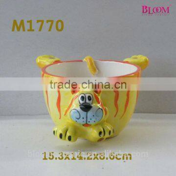 creative ceramic cute cat bowl