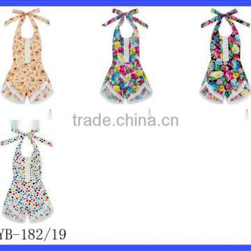 Summer Sleeveless Romper Girl Kid Baby Jumpsuit Floral Clothes Outfits photo-6