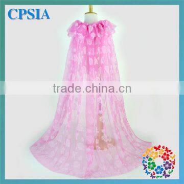 2015 Hot Sale Beautiful Girl Snowflake Tutu Dress Capes Girl's 120cm Snowflake Evening Dress Cape photo-2