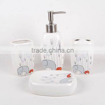 Children Ceramic Bathroom Set photo-4