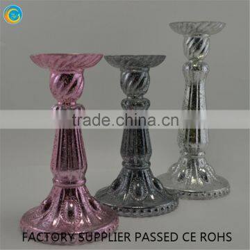 8 Inches Rose Gold Glass Jar Religious Candle photo-5