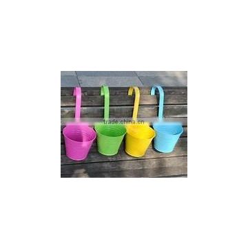 Garden Hanging/Multi-color Garden Flower Pot/Hanging Metal Small Flower bucket/Can