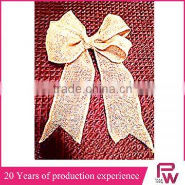 China Factory Supply Crafts Decorations Christmas Tartan Bow/christmas Ribbon Bow for Christmas Market photo-5
