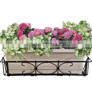 Fashion dsign iron basket holder hanging metal flower pot stand