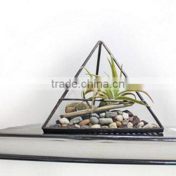 China direct -factory wholesale Garden Home wedding centerpieces decoration Cheap stained glass geometric terrarium