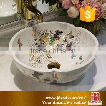 Jingdezhen Ceramic Washbasin Table Top Hand Wash Basin photo-2