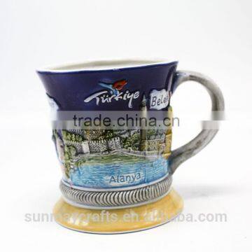 Wholesale Custom High Quality Turkey Kemer Souvenir Ceramic Cup for Sale photo-4