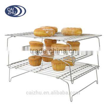 Stackable Cooling Racks For Baking Cookie Bakery Cake Food Kitchen Pastries Wire Rack photo-2